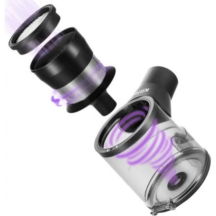 Пылесос Kitfort КТ-5168-3, вертикальный, черно-белый Пылесос Kitfort КТ-5168-3, вертикальный, черно-белый