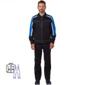 Костюм рабочий летний муж л34-КПК т.син/вас(100%х/б) р.48-50/170-176 (Джет)