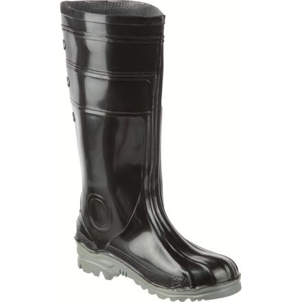 Сапоги ПВХ с МП и МС мужские цв.черный мод. 157 (р.44)