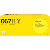 Картридж лазерный T2 TC-C067H Y жел.пов.емк. для Canon LBP631Cw/MF657Cdw