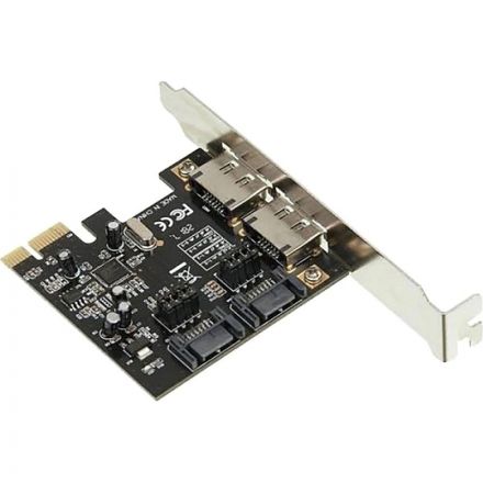 Контроллер PCI-E ASM1061 SATA III 2xE-SATA 2xSATA Ret(PCIE SATAIII 2 PORT)