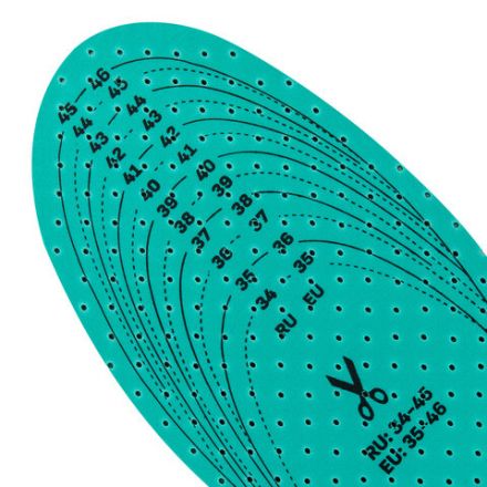 Стельки для обуви АНТИЗАПАХ, УНИВЕРСАЛЬНЫЙ размер RU 34-45 / EU 35-46 с линиями выреза, SHEGRA (ШЕГРА), 700732 Стельки для обуви АНТИЗАПАХ, УНИВЕРСАЛЬНЫЙ размер RU 34-45 / EU 35-46 с линиями выреза, SHEGRA (ШЕГРА), 700732