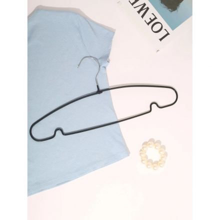 Вешалка-плечики WW_Attache MHT001/MHP048 мет,пер,покр.ПВХ,р48-50 чер УП10шт