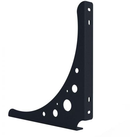 Кронштейн РЭ_набор д/полки, S200B, 200х200мм, черный (701054)