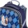 Ранец Комус Класс Basic Собачка, клетка синий , 2 отд, эргоном спинка