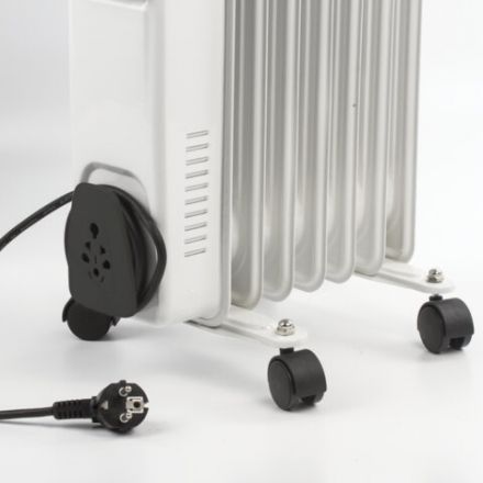 Обогреватель масляный SONNEN DFS-07, 1500 Вт, 7 секций, белый, 453498 Обогреватель масляный SONNEN DFS-07, 1500 Вт, 7 секций, белый, 453498