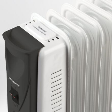 Обогреватель масляный SONNEN DFS-07, 1500 Вт, 7 секций, белый, 453498 Обогреватель масляный SONNEN DFS-07, 1500 Вт, 7 секций, белый, 453498