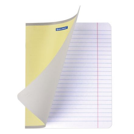 Тетрадь 12 л. BRAUBERG "КЛАССИКА NEW" линия, обложка картон, АССОРТИ (5 видов), 105690