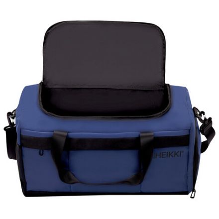 Сумка спортивная HEIKKI MOVE PLUS (ХЕЙКИ), отделение для обуви, синяя, 28х50х23 см, 273897