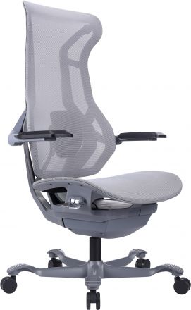 Эргономичное кресло Everprof Atom Grey Сетка Серый