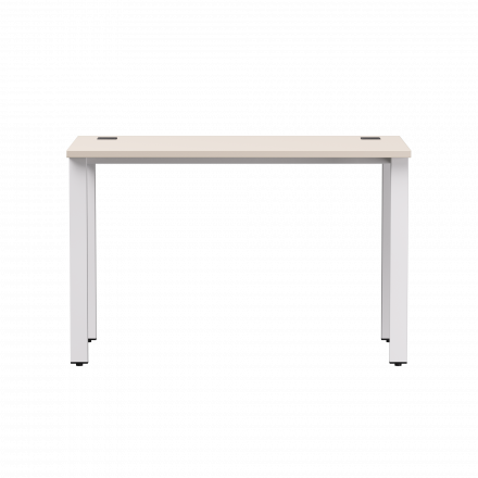 Стол прямой Everprof EVO на металлокаркасе 1180х670х755 мм Кашемир/Белый