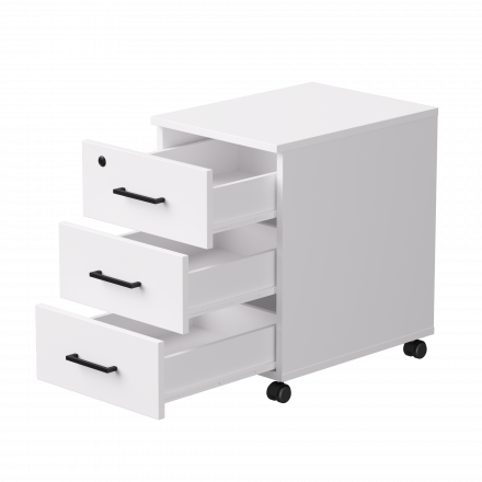 Тумба мобильная Everprof EVO 406х540х608 Белый