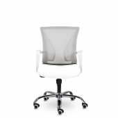 Кресло СН-800 Энжел белый хром Ср TW-71/Е01-к (серебристый/белый)