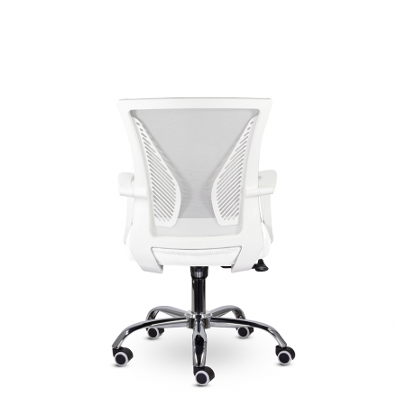 Кресло СН-800 Энжел белый хром Ср TW-71/Е01-к (серебристый/белый)