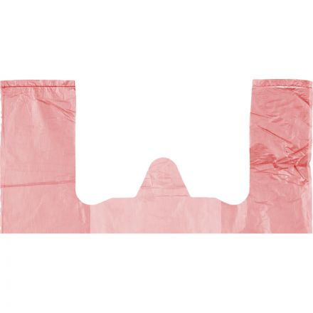 Пакет-майка ПНД цветной 15 мкм (30+18х55 см, 100 штук в упаковке)