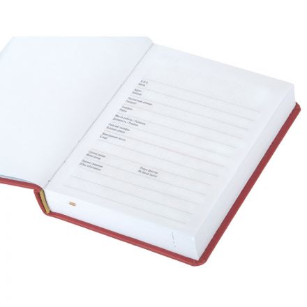 Ежедневник недатированный красный,А6,110х155мм,176л,ATTACHE Сиам Ежедневник недатированный красный,А6,110х155мм,176л,ATTACHE Сиам