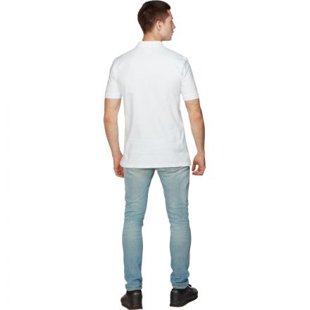 Рубашка Поло (190г.) кор.рукав бел.(L)