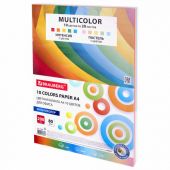 Бумага цветная 10 цветов BRAUBERG MULTICOLOR, А4, 80 г/м2, 200 л. (10 цветов x 20 листов), 114209 Бумага цветная 10 цветов BRAUBERG MULTICOLOR, А4, 80 г/м2, 200 л. (10 цветов x 20 листов), 114209