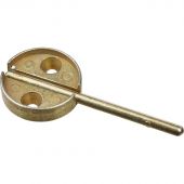 Плашка дюралевая с флажком диаметр 29 мм