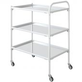 Стол процедурный MEG_передв.мет с 3полк. из нер.стали СПп-02-МСК (код 502М)