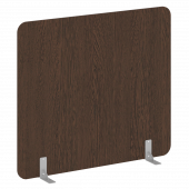 R-line Перегородки на металлических опорах на фетровых подпятниках DP.F-160-140 Венге/Серый металл 1600*18*1400