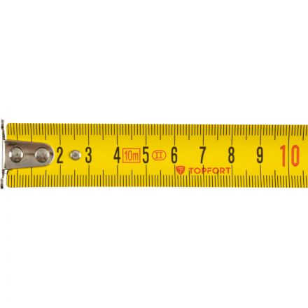 Рулетка 10мх25 мм с автостопом  TOPFORT Prof