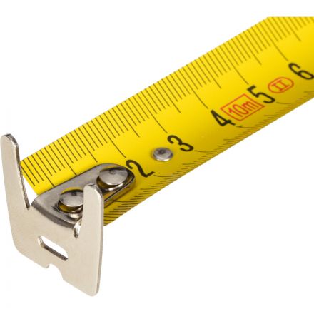 Рулетка 10мх25 мм с автостопом  TOPFORT Prof