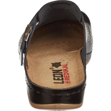 Сабо Leon черные (мод. MED950), р. 41