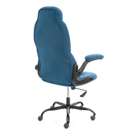 Кресло BAZUKA metalBL велюр, синий, 32