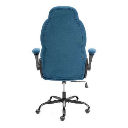 Кресло BAZUKA metalBL велюр, синий, 32