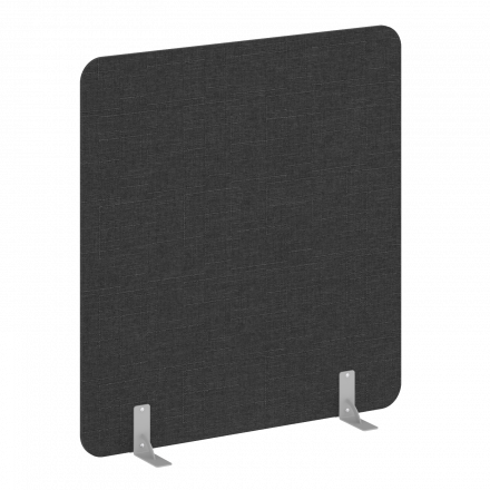 R-line soft Перегородки на металлических опорах на фетровых подпятниках AP.F-140-150 Romeo 12/Серый металл 1400*18*1500