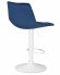 Стул барный DOBRIN TAILOR WHITE, синий велюр (MJ9-117) Стул барный DOBRIN TAILOR WHITE, синий велюр (MJ9-117)