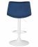 Стул барный DOBRIN TAILOR WHITE, синий велюр (MJ9-117) Стул барный DOBRIN TAILOR WHITE, синий велюр (MJ9-117)