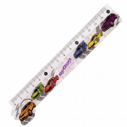 Линейка пластиковая 15 см ЮНЛАНДИЯ "МАШИНКИ", фигурная, цветная печать, с волнистым краем, 210729 Линейка пластиковая 15 см ЮНЛАНДИЯ "МАШИНКИ", фигурная, цветная печать, с волнистым краем, 210729