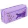 Пенал мягкий ЮНЛАНДИЯ, 2 отделения, полиэстер, "Bunny", фиолетовый, 20х7х9 см, 228989