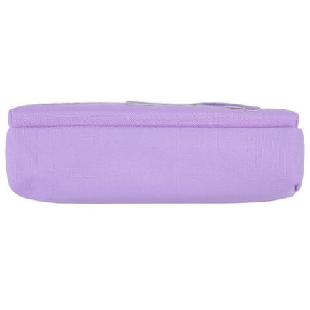 Пенал мягкий ЮНЛАНДИЯ, 2 отделения, полиэстер, "Bunny", фиолетовый, 20х7х9 см, 228989