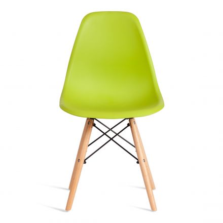 Стул CINDY (EAMES) (mod. 1801) дерево бук/металл/сиденье пластик, 45x51x82 см, Olive (оливковый) Стул CINDY (EAMES) (mod. 1801) дерево бук/металл/сиденье пластик, 45x51x82 см, Olive (оливковый)