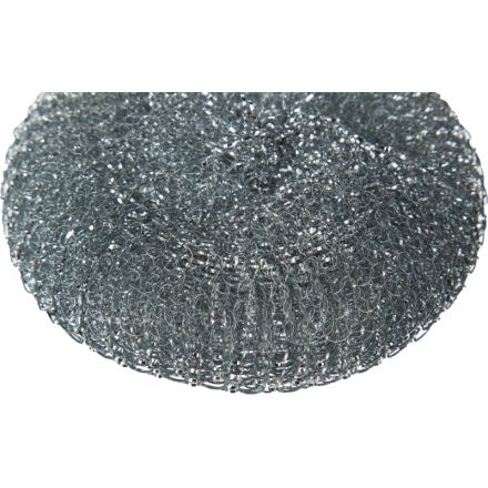 Губка-мочалка спираль Luscan Professional металлич 110х110х45 мм 60г 1шт/уп