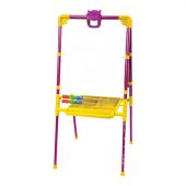 Мольберт растущий для мела/магнитно-маркерный, 53х46 см, BRAUBERG "NIKA KIDS", сиреневый, 238050 Мольберт растущий для мела/магнитно-маркерный, 53х46 см, BRAUBERG "NIKA KIDS", сиреневый, 238050