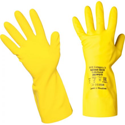 Перчатки защитные латекс Lakeland Natrasol ER18F цв.желтый р.8 Перчатки защитные латекс Lakeland Natrasol ER18F цв.желтый р.8