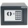 Сейф мебельный DASWERK (ДАСВЕРК) SC-170EL (170х230х170 мм), электронный замок, графит, 291338