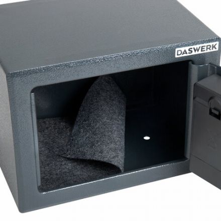 Сейф мебельный DASWERK (ДАСВЕРК) SC-170EL (170х230х170 мм), электронный замок, графит, 291338
