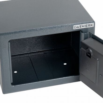 Сейф мебельный DASWERK (ДАСВЕРК) SC-170EL (170х230х170 мм), электронный замок, графит, 291338