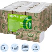 Полотенца бумажные д/дисп. FOCUS Eco Vсл 1сл бел 200л 15пач/уп 5083743 п/э Полотенца бумажные д/дисп. FOCUS Eco Vсл 1сл бел 200л 15пач/уп 5083743 п/э