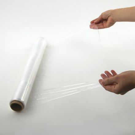 Пленка пищевая ПЭ 300 мм х 200 м, ГАРАНТИРОВАННАЯ ДЛИНА, 6 мкм, вес нетто 0,32 кг ±5%, LAIMA, 605037