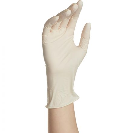 Мед.смотров. перчатки латекс, н/c,н/о,текстур беж/натур Benovy (XL) 50 п/уп