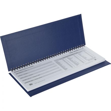 Планинг недатированный Attache Economy бумвинил 56 листов синий (300x135 мм)