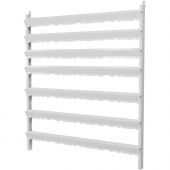 Стеллаж металлический VZTO настенный метизный с ящиками