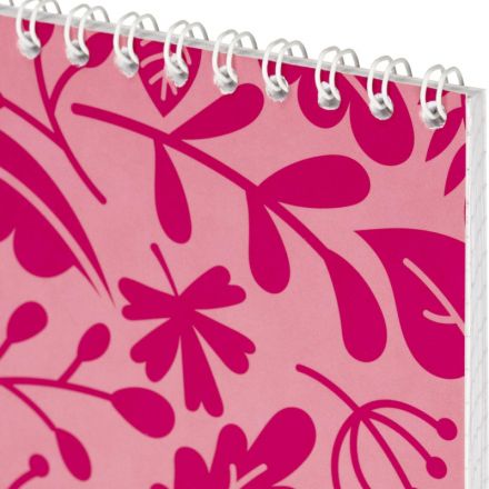 Блокнот А5 40л Attache Magenta клетка, 65г, бел.100% картон,греб,ВД-лак Блокнот А5 40л Attache Magenta клетка, 65г, бел.100% картон,греб,ВД-лак