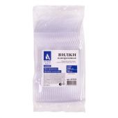 Вилка одноразовая пластиковая 180 мм, прозрачная, КОМПЛЕКТ 50 шт., ЭТАЛОН, WELDAY (ВЭЛДЭЙ), 607839 Вилка одноразовая пластиковая 180 мм, прозрачная, КОМПЛЕКТ 50 шт., ЭТАЛОН, WELDAY (ВЭЛДЭЙ), 607839